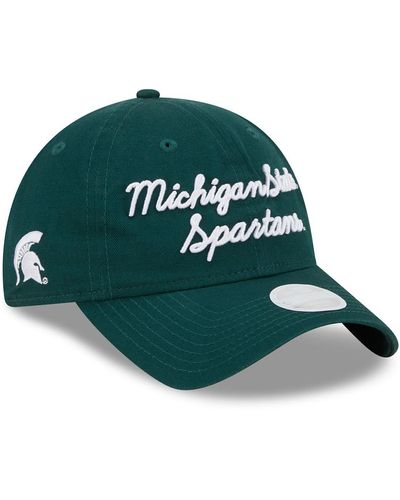 KTZ Michigan State Spartans Script 9twenty Adjustable Hat - Green