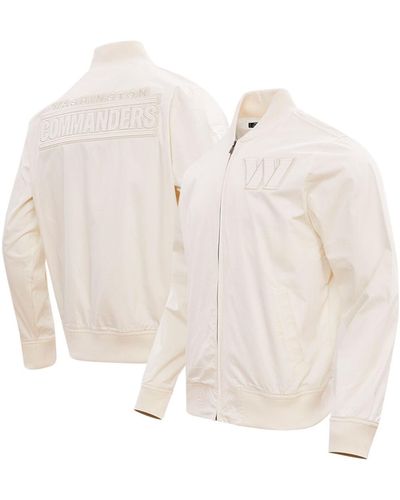 Pro Standard Washington Commanders Neutral Full-zip Jacket - White
