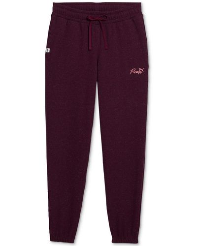 PUMA Live In French Terry jogger Sweatpants - Purple