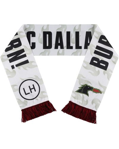Ruffneck Scarves And Fc Dallas Jersey Hook Reversible Scarf - White