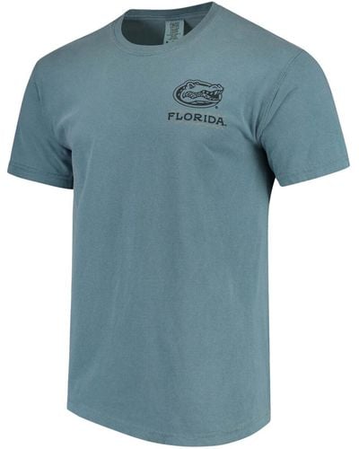 Image One Florida Gators State Scenery Comfort Colors T-shirt - Blue