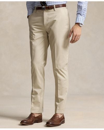 Polo Ralph Lauren Stretch Chino Suit Pants - Natural