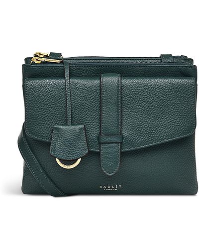 Radley Foresters Drive Small Zip Top Crossbody Bag - Green