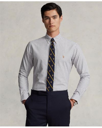 Polo Ralph Lauren Classic-fit Oxford Shirt - Gray