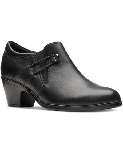 Clarks Emily 2 Erin Ankle Booties - Black