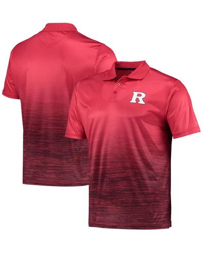 Colosseum Athletics Rutgers Knights Marshall Polo - Red