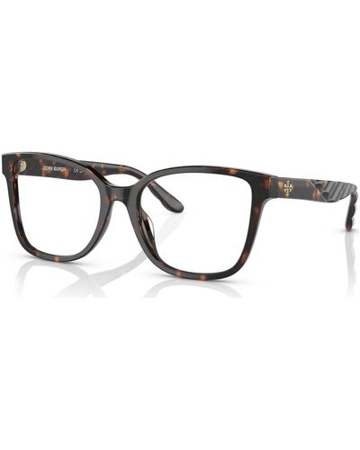 Tory Burch Oval Eyeglasses - Brown