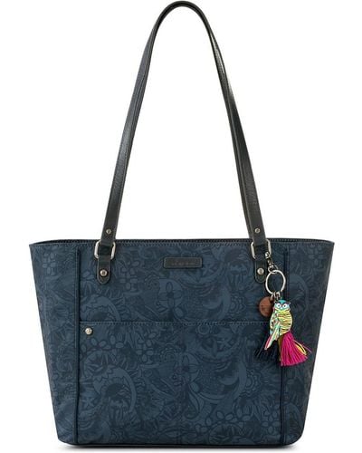 Sakroots Recycled Ecotwill Metro Tote Bag - Blue