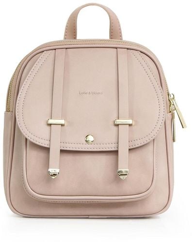 Belle & Bloom Camila Leather Backpack - Natural