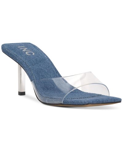 INC International Concepts Dalea Slide Dress Sandals - Blue