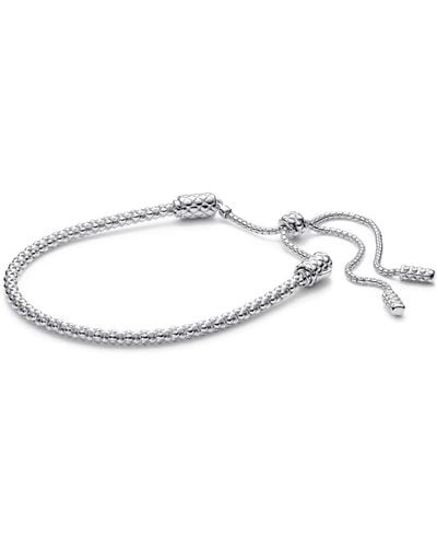 PANDORA Sterling Snake Chain Bracelet - White
