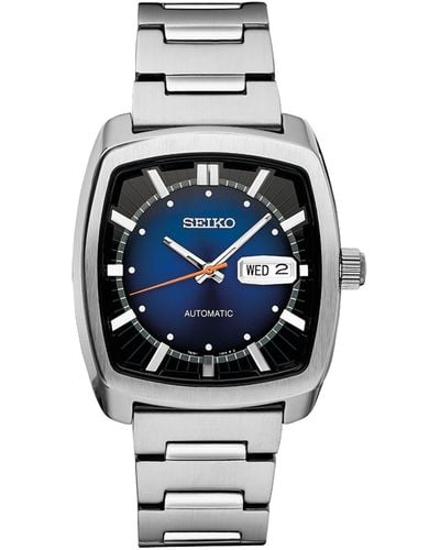 Seiko Automatic Recraft Series Stainless Steel Bracelet Watch 40mm - Metallic