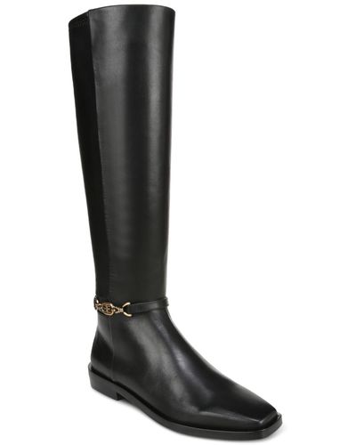 Sam Edelman Clive Buckled Riding Boots - Black