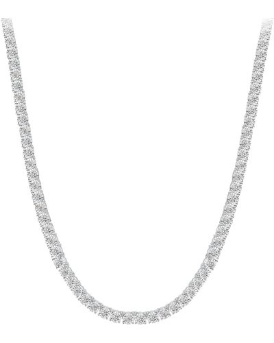 Macy's Diamond 24" Tennis Necklace (8 Ct. T.w. - Metallic