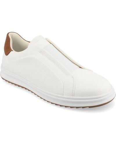 Vance Co. Matteo Tru Comfort Foam Slip-on Sneakers - White