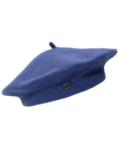 Lauren by Ralph Lauren Felted Wool Beret Hat - Blue