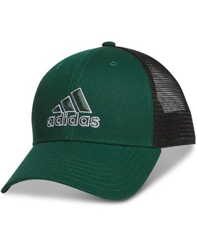 adidas Structured Mesh Snapback Hat - Green
