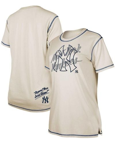 KTZ New York Yankees Team Split T-shirt - White