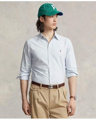Polo Ralph Lauren Multi-striped Oxford Shirt - White