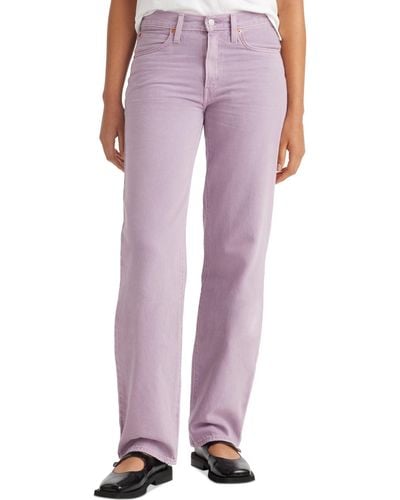 Levi's Mid Rise Cotton 94 baggy Jeans - Purple