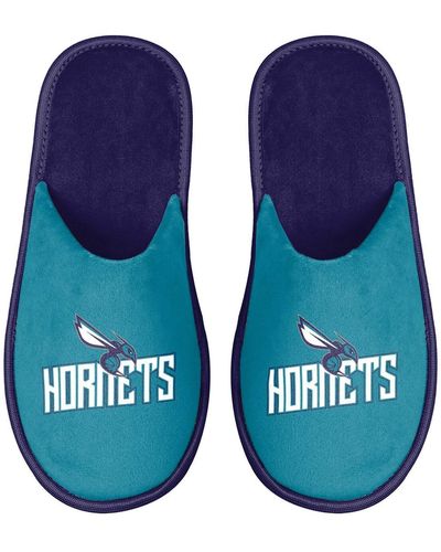 FOCO Charlotte Hornets Scuff Slide Slippers - Blue