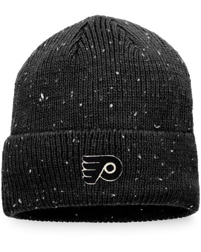 Fanatics Philadelphia Flyers Authentic Pro Rink Pinnacle Cuffed Knit Hat - Black