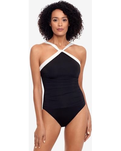 Lauren by Ralph Lauren Lauren By Ralph Lauren Bel Air Colorblocked One-piece Swimsuit - Blue