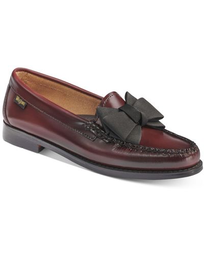 G.H. Bass & Co. Lillian Bow Weejun Loafer Flats - Multicolor