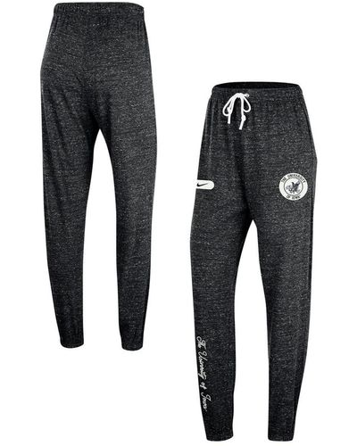 Nike Distressed Iowa Hawkeyes Gym Vintage-like Multi-hit jogger Pants - Black