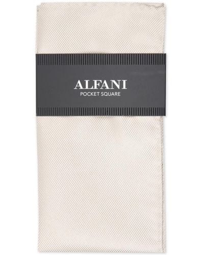 Alfani Solid Pocket Square - Black