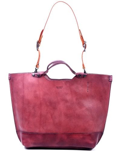 Old Trend Genuine Leather Gypsy Soul Tote Bag - Pink