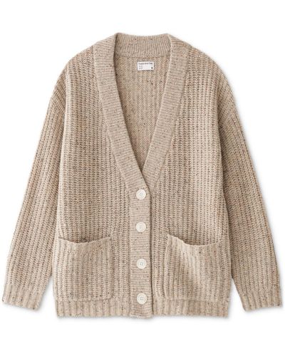 Frank And Oak Donegal Button-front Cardigan - Natural