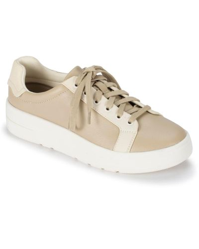 BareTraps Nishelle Casual Lace Up Sneakers - Natural