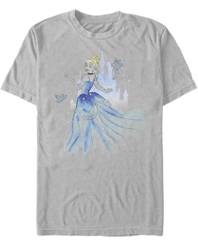 Fifth Sun Cinderella Washy Short Sleeve Crew T-shirt - Metallic