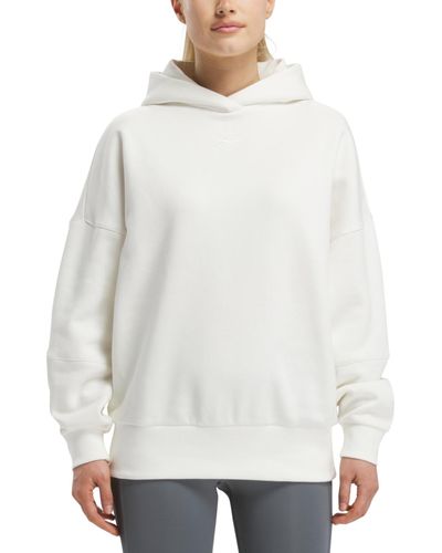 Reebok Lux Oversized Sweatshirt Hoodie - White