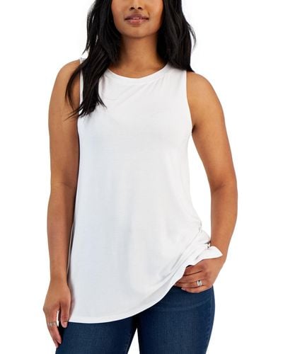 Style & Co. Layering Tank Top - White