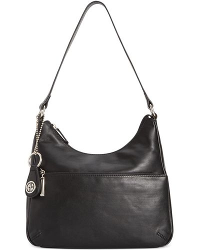 Giani Bernini Nappa Leather Hobo Bag - Black