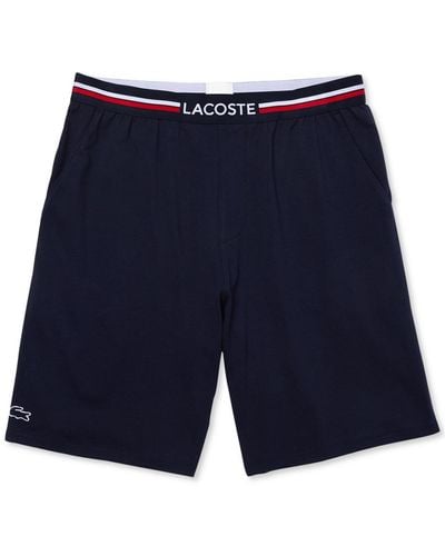 Lacoste Lounge Shorts In Navy Blue
