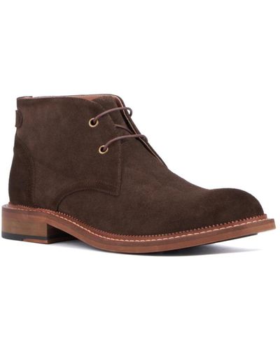 Vintage Foundry Suede Milton Boots - Brown