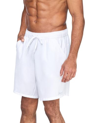 Reebok 7" Athlete Volley Swim Shorts - White
