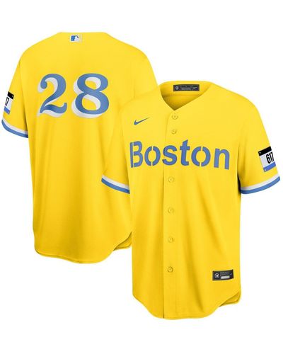 Nike J.d. Martinez Boston Red Sox City Connect Replica Player Jersey - Yellow