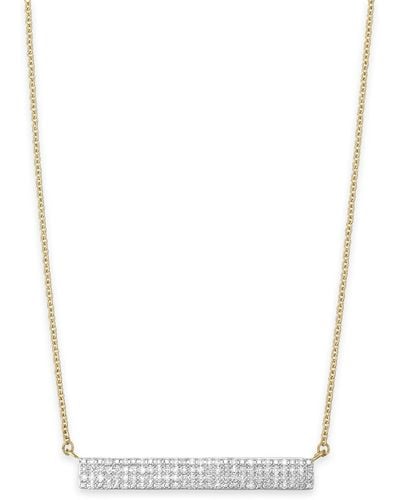 Wrapped in Love Diamond Pave Bar Pendant Necklace (1/4 Ct. T.w. - White