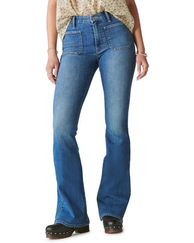 Lucky Brand High-rise Stevie Flare Jeans - Blue