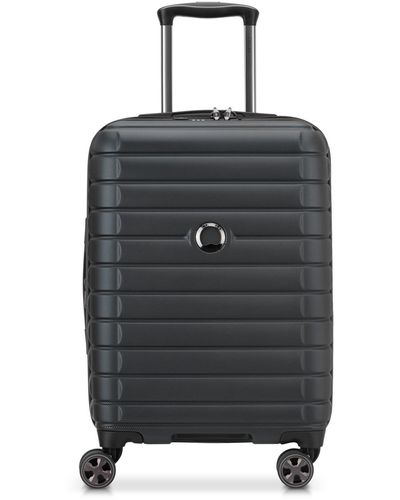Delsey Shadow 5.0 Expandable 20" Spinner Carry On luggage - Black
