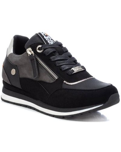 Xti Suede Sneakers By - Black
