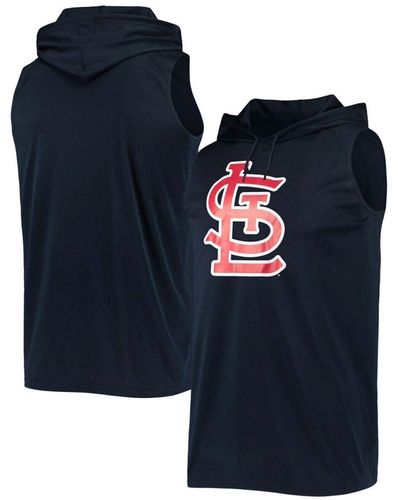 Lids San Francisco Giants Stitches Sleeveless Pullover Hoodie - Black