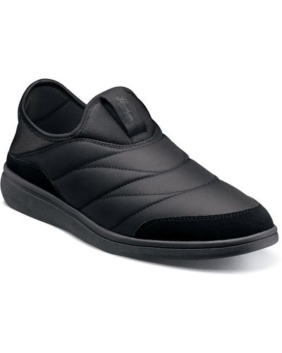 Florsheim Java Moc Toe Slip-on Shoes - Black