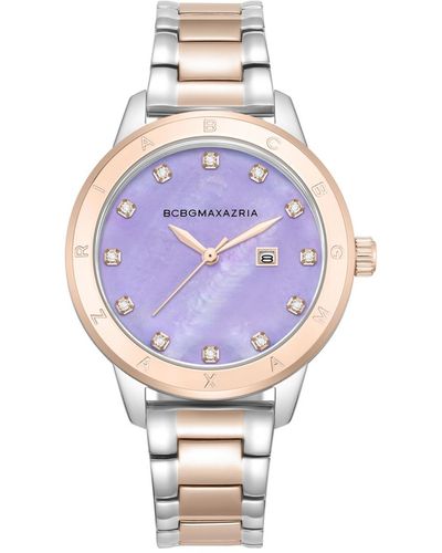 BCBGMAXAZRIA Classic Stainless Steel Bracelet Watch 36mm - Metallic