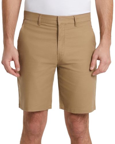 Kenneth Cole Four-pocket Chino Shorts - Natural