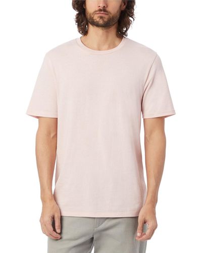 Alternative Apparel Outsider Heavy Wash Jersey T-shirt - Pink
